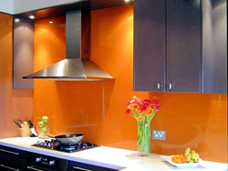 Glass Kitchen Backsplash Installation